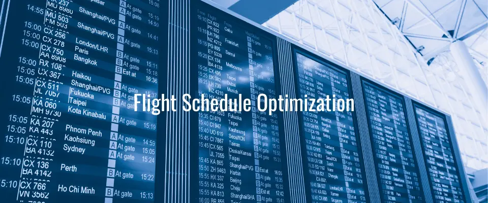 Optimierung des Saisonflugplans von Fluggesellschaften